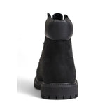 Timberland Black Recycled Leather Lace-Up Boots