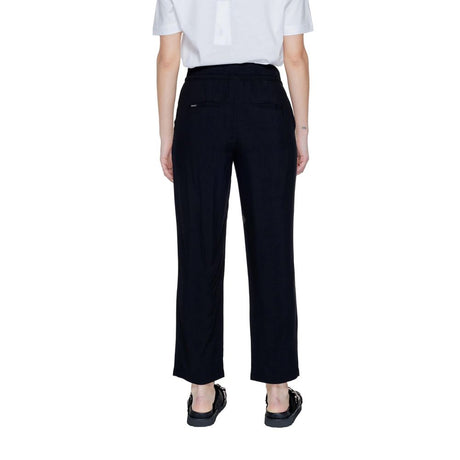 Street One Black Viscose Casual Pants