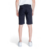 Antony Morato Black Cotton Bermuda Shorts