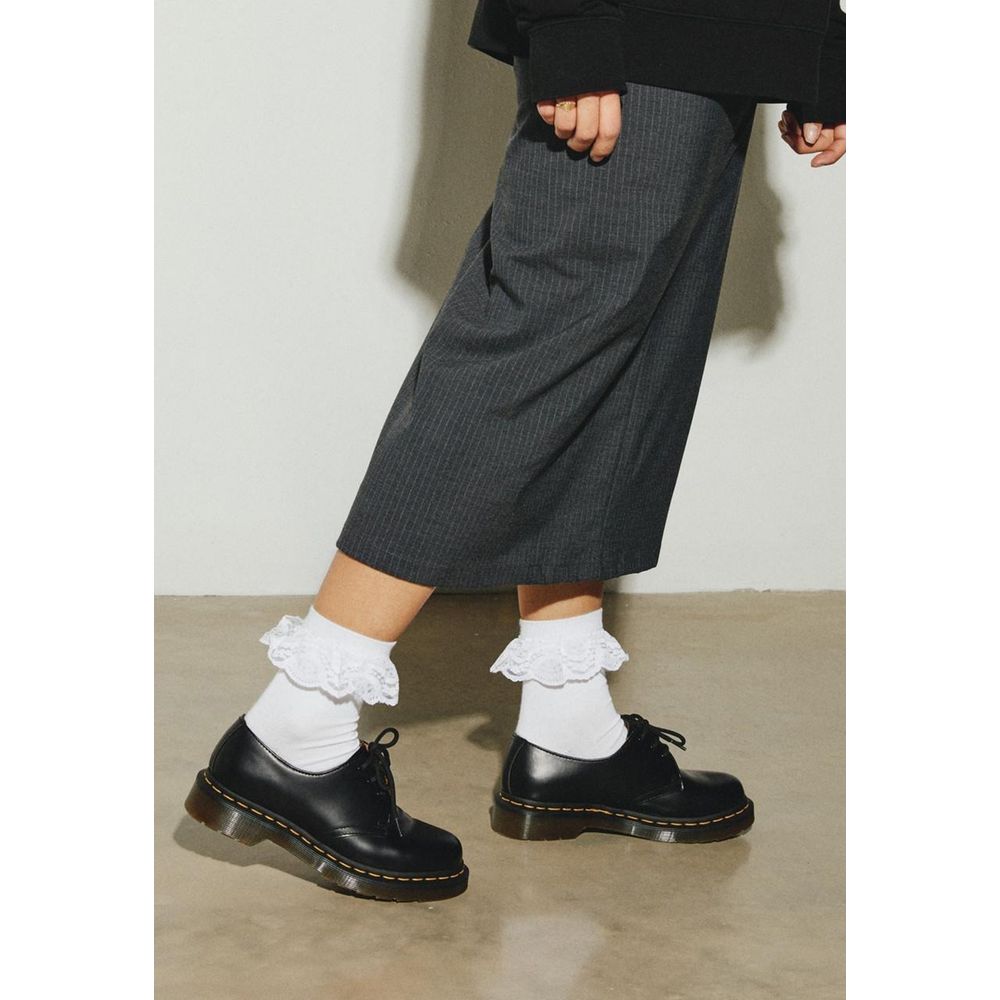 Dr. Martens White Polyester Sock