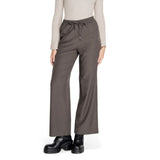 Only Gray Polyester Casual Pants