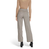 Only Beige Polyester Flared Pants