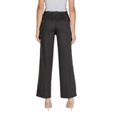Street One Black Polyester Casual Pants