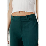 Only Green Polyester Casual Pants