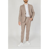 Antony Morato Beige Polyester Casual Pants
