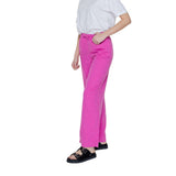 Only Pink Linen Casual Pants