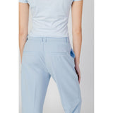 Only Blue Polyester Casual Pants