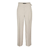 Vero Moda Gray Polyester Casual Pants