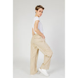 Only Beige Cotton Cargo Pants