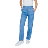 Street One Blue Polyester Pant