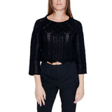 Vero Moda Black Cotton Sweatshirt