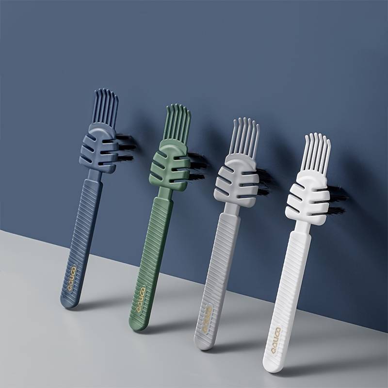 Curly Hair Massage Cleaning Brush with Hollow Design