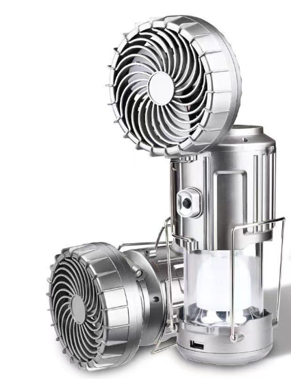 Outdoor Camping Gear: Long-lasting Lantern & Solar Fan