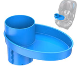 Car Seat Cup Holder Snack TrayRotating Car Seat Cup Holder Snack Tray for Kids | Car Seat Food Tray for ToddlerStorage Tray Stroller Snack Tray for Most Car SeatsStroller Snack Tray