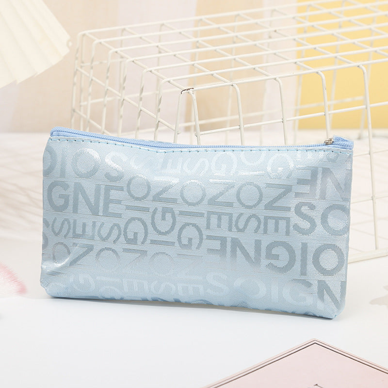 Cute Portable Letter Graphic Makeup Bag Organizer