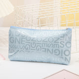 Cute Portable Letter Graphic Makeup Bag Organizer