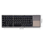 Wireless Bluetooth Folding Keyboard - Atlantic Shopping Mall