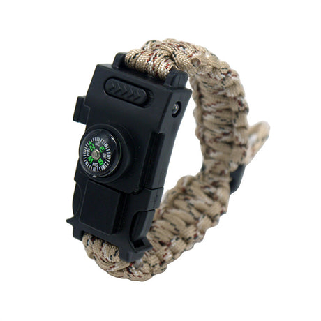 Outdoor Umbrella Rope Knife Camping Survival Bracelet