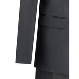 Dsquared² Black Fleece Wool Two-Piece Suit
