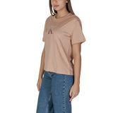 Calvin Klein Jeans Pink Cotton Tops & T-Shirt