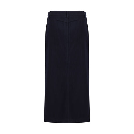 Giorgio Armani Blue Cotton Skirt
