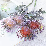 Artificial Flowers with 2 Heads for Home Decoration