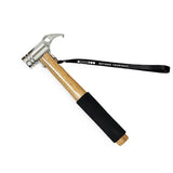 Camping Hammer for Tent Camping- High-Quality Steel & Solid Wood Handle with Cushion Grip - Tent Stake Hammer and Puller with Safety Strap Heavy Duty Camping Mallet for Tent Stakes (Cast Steel)