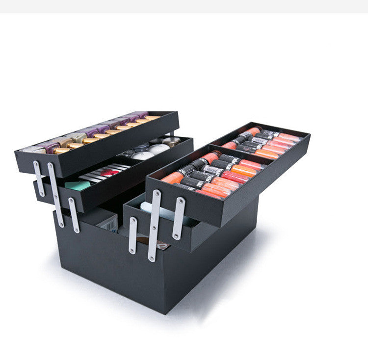 Large Multi-Functional Makeup Organizer Case (Korean)