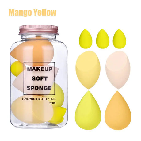 7pcs Makeup Sponge Set for Foundation and Concealer