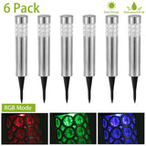 6 Pack Outdoor Solar Light IP44 Waterproof RGB Garden Lamp Landscape Lawn DEcor Light By  Kacuyelin Boutique Store