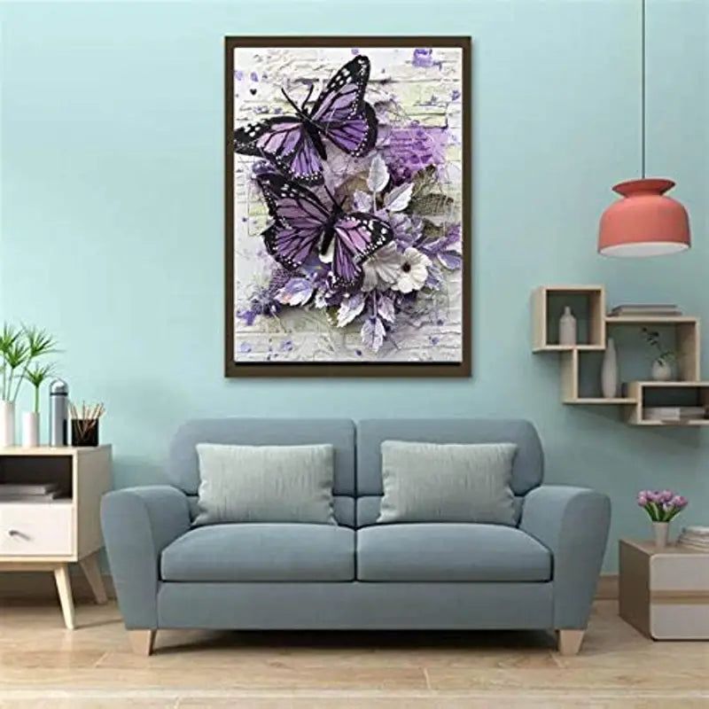 1pc Butterfly 5D Diamond Painting for Home Decoration