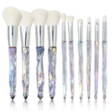 Crystal Diamond Makeup Brush Set for Beginners