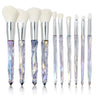Crystal Diamond Makeup Brush Set for Beginners
