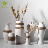 White European Ceramic Decorative Flower Vase for Home