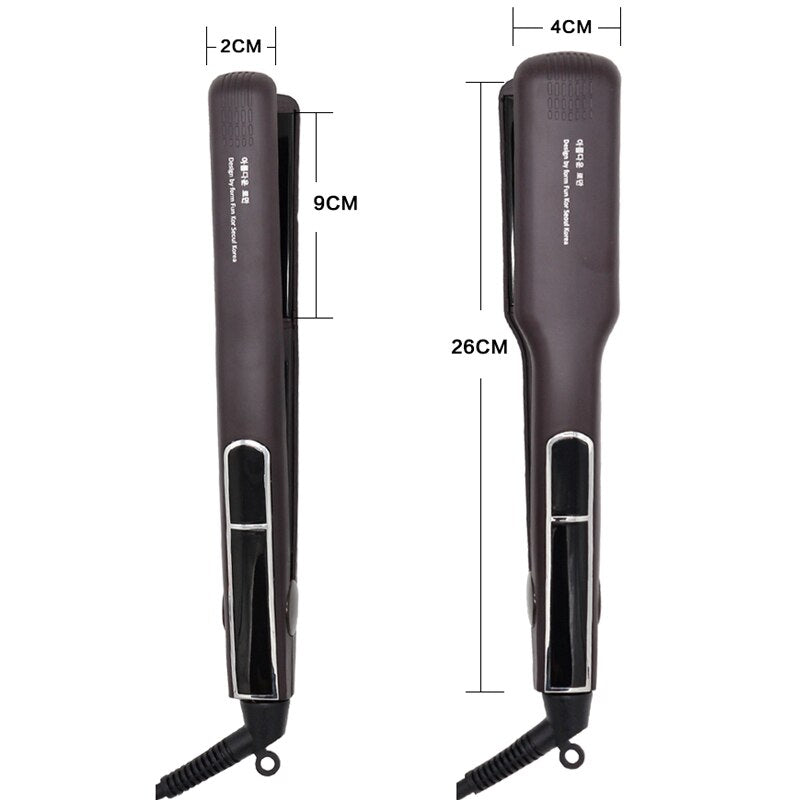 Ceramic Electric Hair Straightener and Curling Iron