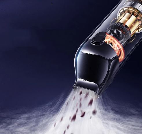 Star Black Cordless Car & Home Vacuum Cleaner, 16000Pa Super Suction
