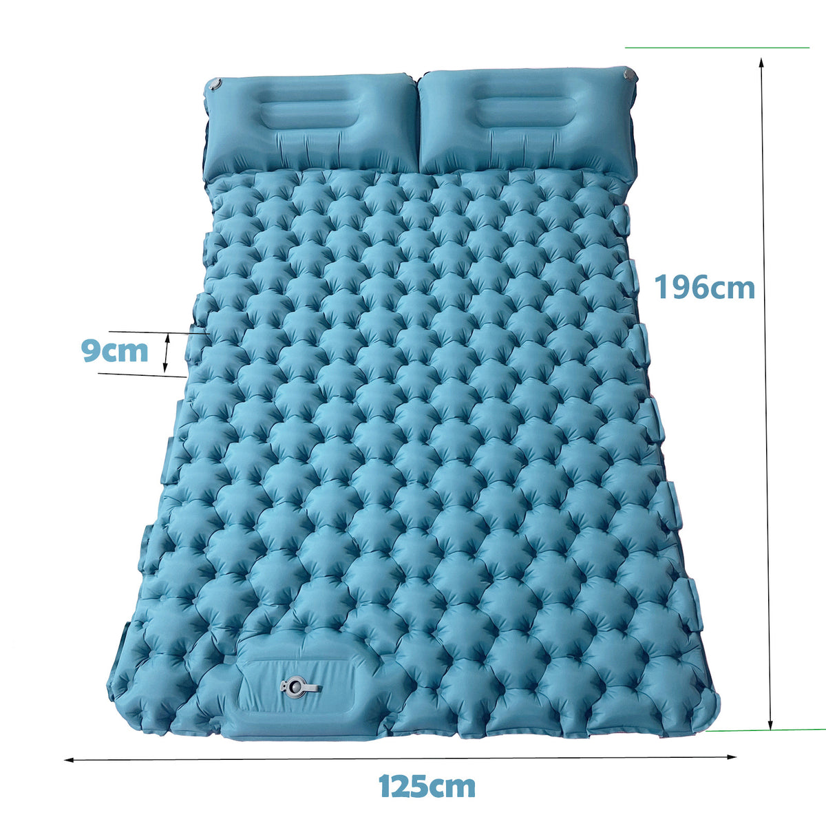 Inflatable Double Camping Mattress for Outdoor Use