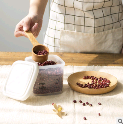 Food Storage Canister with Measuring Kitchen Box