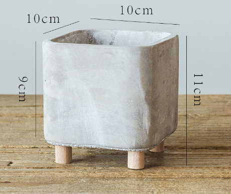 Creative Cement Planter with Legs - Nordic Style