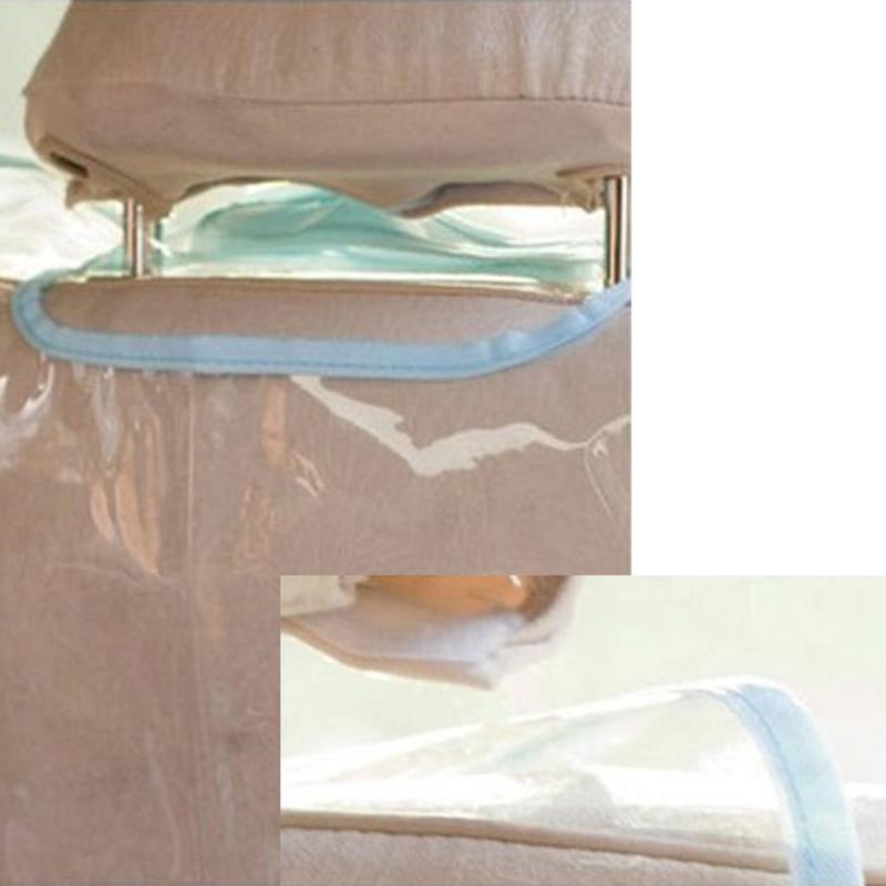 Transparent Car Seat Kick Mat and Dirt Protector