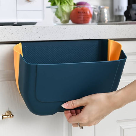Wall-Mounted Kitchen Trash Can and Storage Bin (1pc)