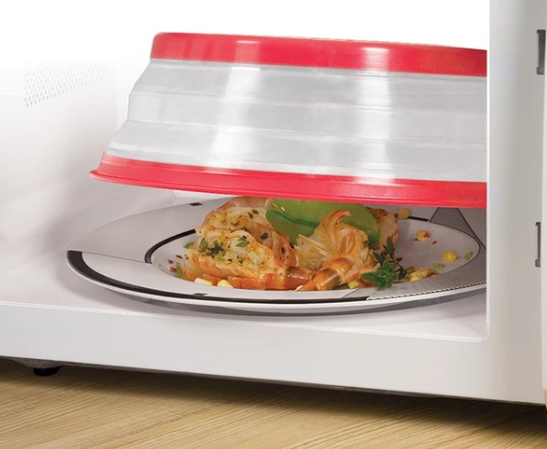 Collapsible Microwave Splash Cover