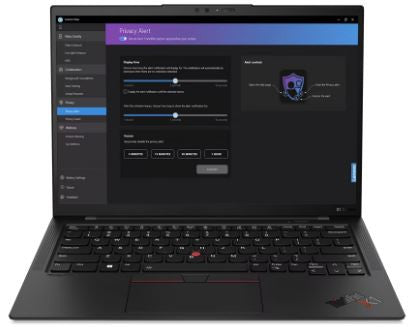 LENOVO NOTEBOOK THINKPAD X1 CARBON G11, INTEL i7-1355U, 3.7-5.0GHz/12MB, 10 CORES, 16GB, 512GB SSD M.2 2280 PCIe, INTEL IRIS XE GRAPHICS, 14' WUXGA, 1920 x 1200, WIFI6E, USB, USB4, HDMI, WIN 11 PRO, 3YW, DEEP BLACK