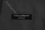 Dolce & Gabbana Sleek Gray Single-Breasted Waistcoat Vest