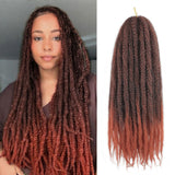 Vustbeauty Marley Twist Braiding Hair 24 Inch Marley Twist Hair Long Cuban Twist Hair 8 Packs Afro Kinky Curly Twist Crochet Hair Synthetic Marley Hair Extensions (24 Inch 8packs T350)