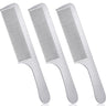 3 Pieces Metal Barber Combs Stainless Steel Hair Comb Fine Cutting Comb Hair Styling Hairdressing Comb Salon Detangler Comb for Women and Men (Barber Comb)
