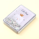 Rectangular Flowing Sand Makeup Mirror for Women