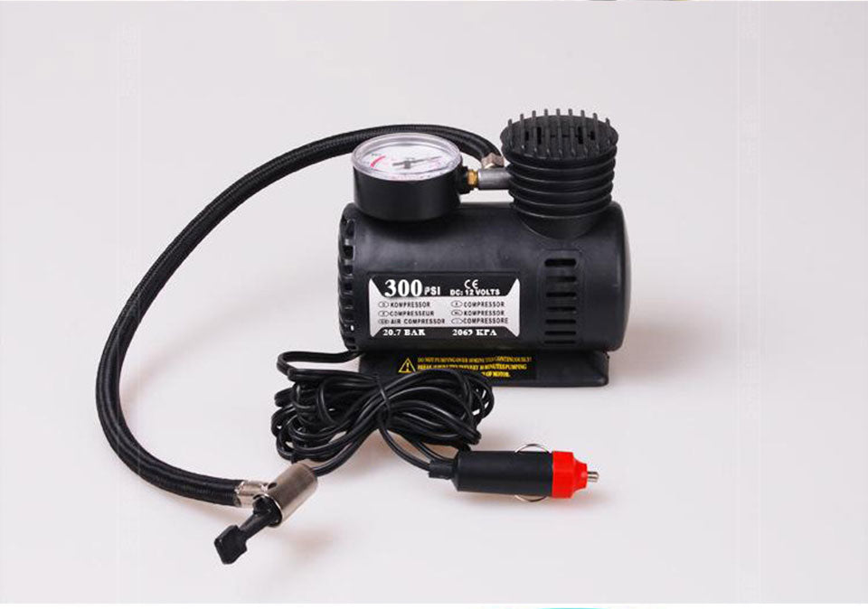 12V Car Air Pump - Portable Inflator for Vehicles