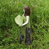 Fairy Statue Bird Feeder for Outdoor Home Decor