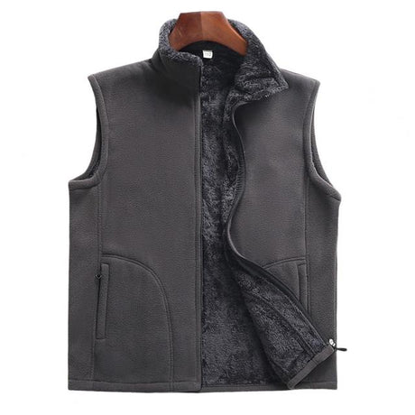 Men's Fleece Vest Jacket for Outdoor Sports Activities